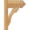 Ekena Millwork Olympic Arts & Crafts Rough Sawn Outlooker, Western Red Cedar, 6"W x 12"D x 16"H OUT06X12X16OLY03RWR - alternate 3